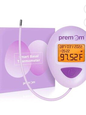 Premom Smart Thermometer 💜 Rastreador Fertilidad App 📱✨